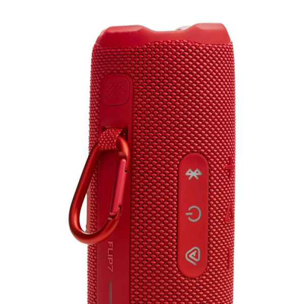 JBL Flip 7 Bluetooth prenosni zvočnik, rdeč