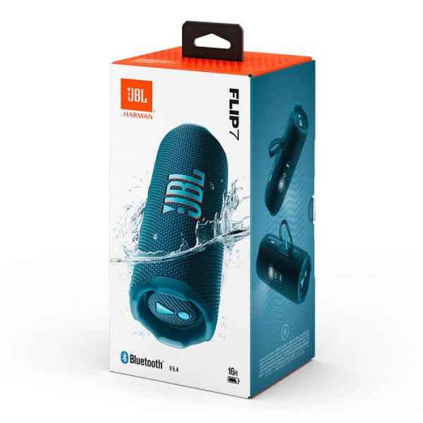 JBL Flip 7 Bluetooth prenosni zvočnik, moder