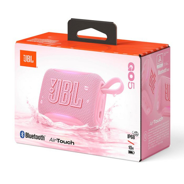 JBL GO 5 Bluetooth prenosni zvočnik, roza