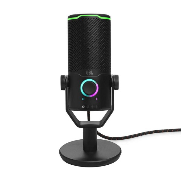 JBL Quantum Stream Studio mikrofon, črn