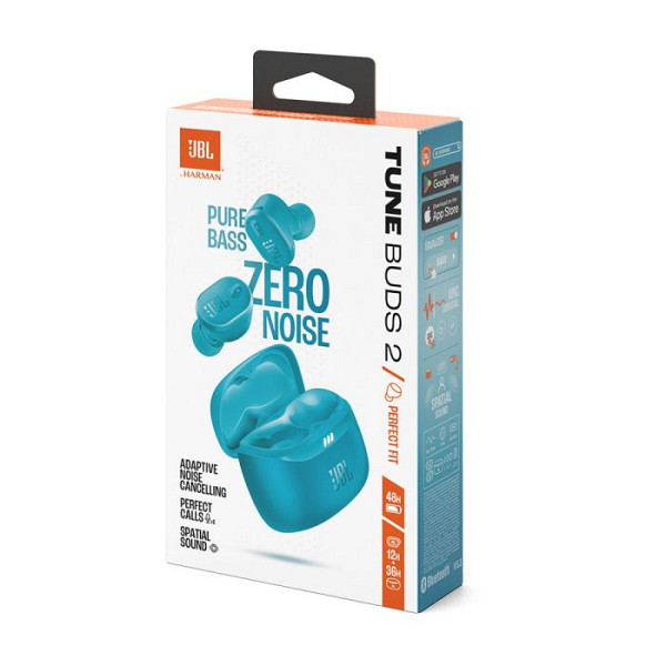 JBL Tune Buds 2 brezžične slušalke z mikrofonom, modre