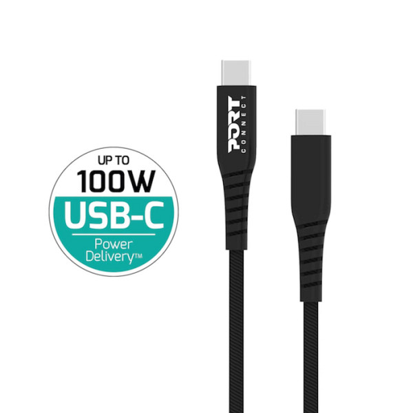 Kabel PORT USB-C na USB-C za polnjenje do 100W