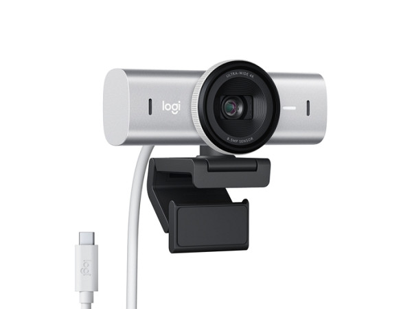 Kamera Logitech MX BRIO, 4K Ultra HD, siva, USB-C