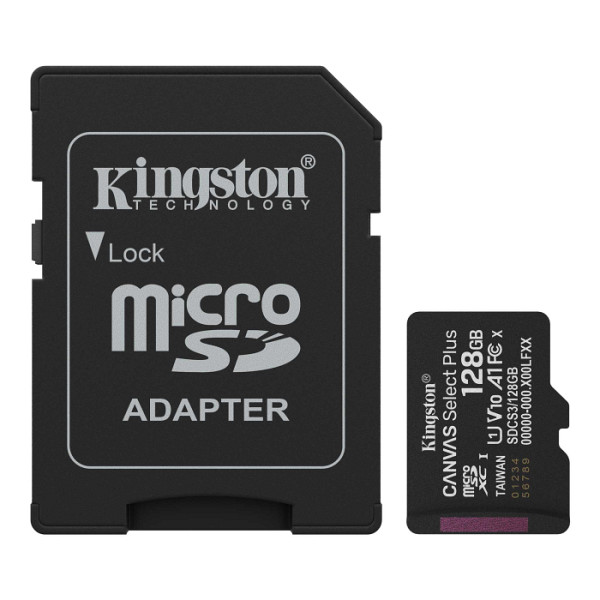 KINGSTON 128GB microSDXC Canvas Select