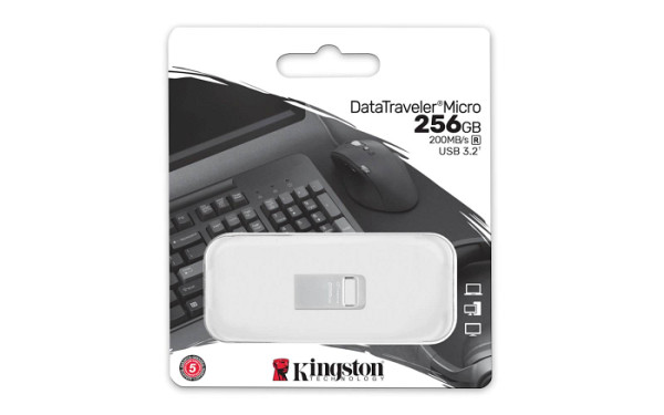 KINGSTON DataTraveler Micro USB 256GB 3.2 Gen 1 DTMC3G2/256GB USB ključ