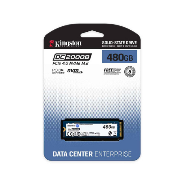 KINGSTON DC2000B 480GB PCIe 4.0 NVMe M.2 SSD SEDC2000BM8/480G
