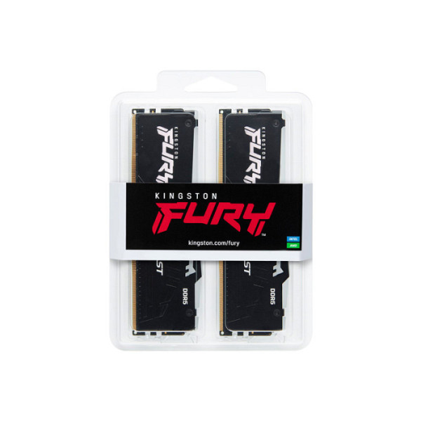 KINGSTON Fury Beast RGB 32GB (2x16GB) 6000MT/s DDR5 CL30 KF560C30BBEAK2-32 ram pomnilnik