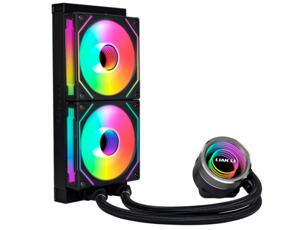 Komplet za tekočinsko hlajenje AIO Liquid Cooler Lian Li GALAHAD II Trinity 240 SL-INF, ARGB, črn