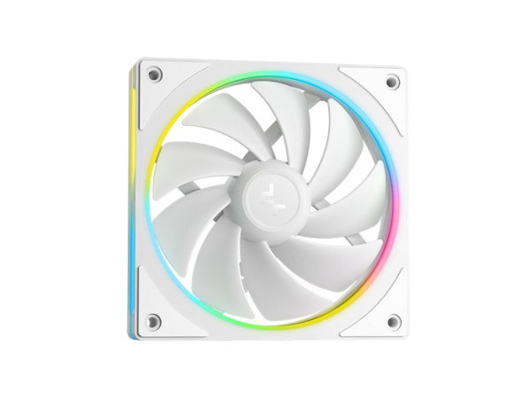 Komplet za tekočinsko hlajenje AIO Liquid Cooler DeepCool LM360 WH, 360mm, LCD, ARGB, bel