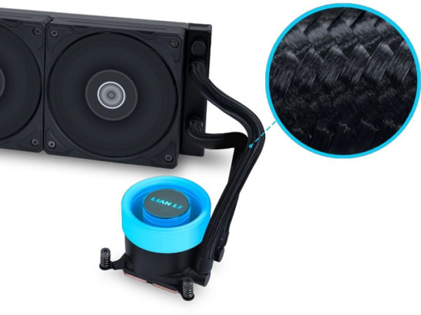 Komplet za tekočinsko hlajenje AIO Liquid Cooler Lian Li GA II Lite 240 Performance, črn