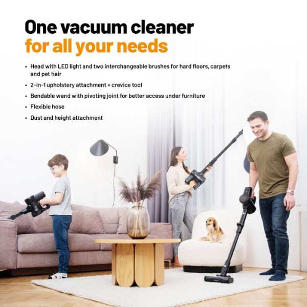 Lauben pokončni sesalnik 3in1 Pet Deluxe