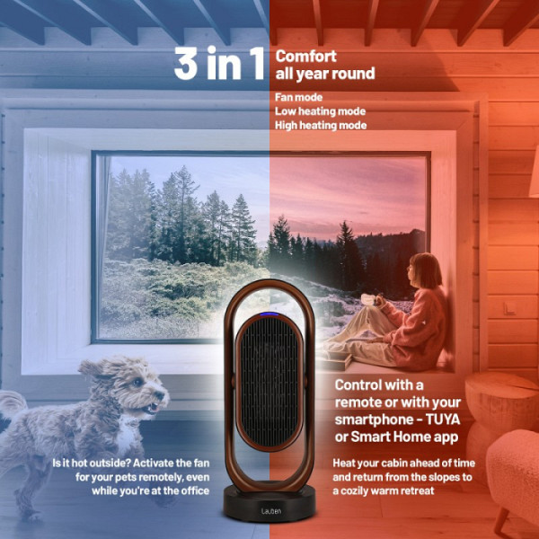 Lauben Smart grelnik in ventilator 2in1