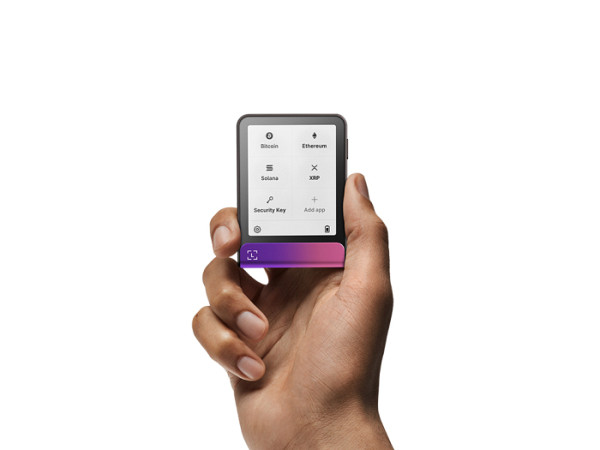 Ledger Flex z Recovery Key, denarnica za Bitcoin in druge kriptovalute, Crimson Magenta