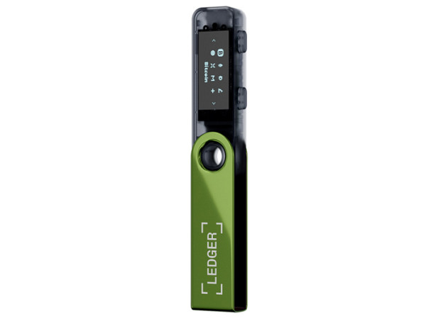 Ledger Nano S PLUS, denarnica za Bitcoin in druge kriptovalute, Oxidate Green