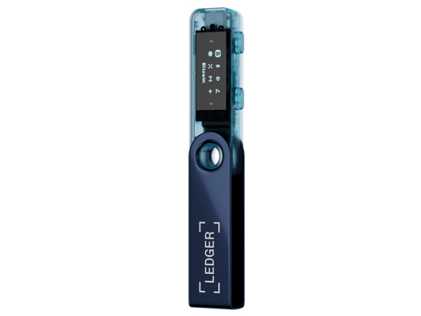 Ledger Nano S PLUS, denarnica za Bitcoin in druge kriptovalute, Neptune Blue