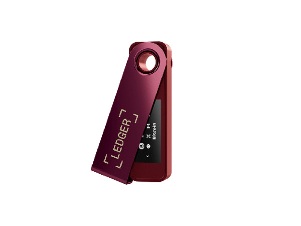 Ledger Nano S PLUS, denarnica za Bitcoin in druge kriptovalute, Crimson Magenta