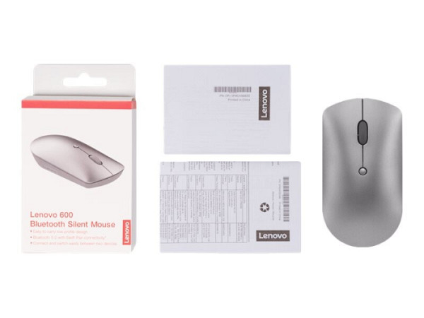 LENOVO 600 Bluetooth Silent tiha brezžična optična siva miška GY50X88832