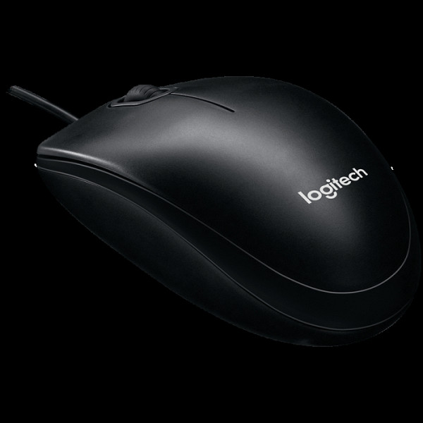 LOGITECH B100 USB optična črna miška