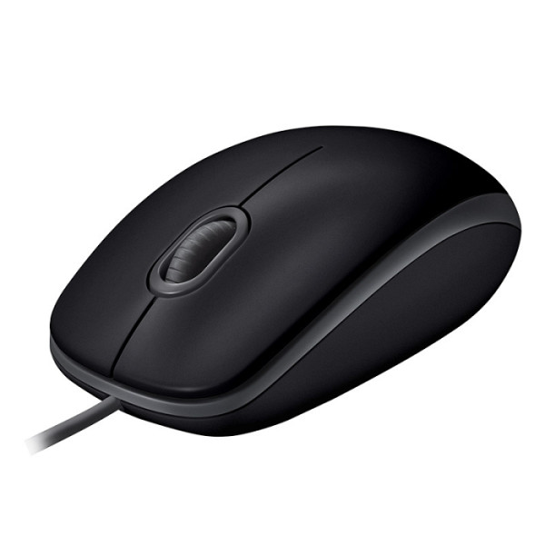 LOGITECH B110 SILENT USB optična črna miška