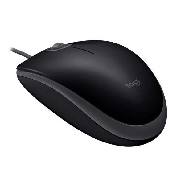 LOGITECH B110 SILENT USB optična črna miška