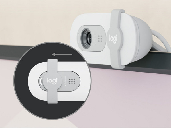 LOGITECH BRIO 100 1080p USB bela spletna kamera