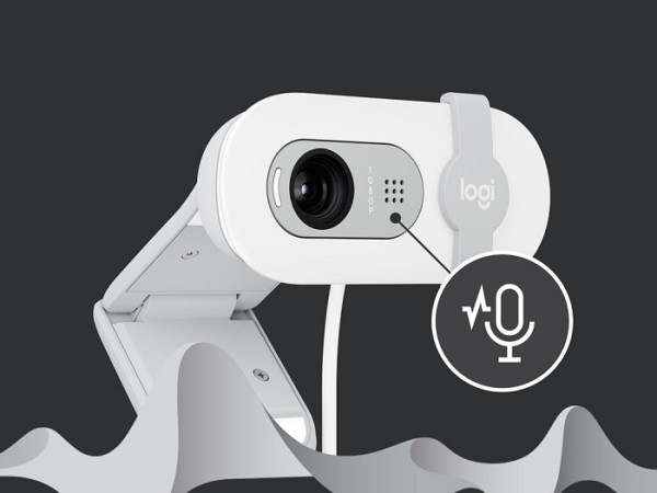 LOGITECH BRIO 100 1080p USB bela spletna kamera