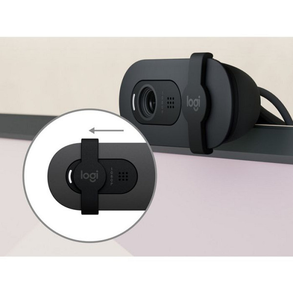 LOGITECH BRIO 100 1080p USB črna spletna kamera