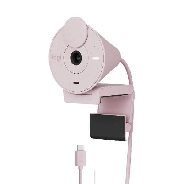 LOGITECH BRIO 300 HD USB roza spletna kamera
