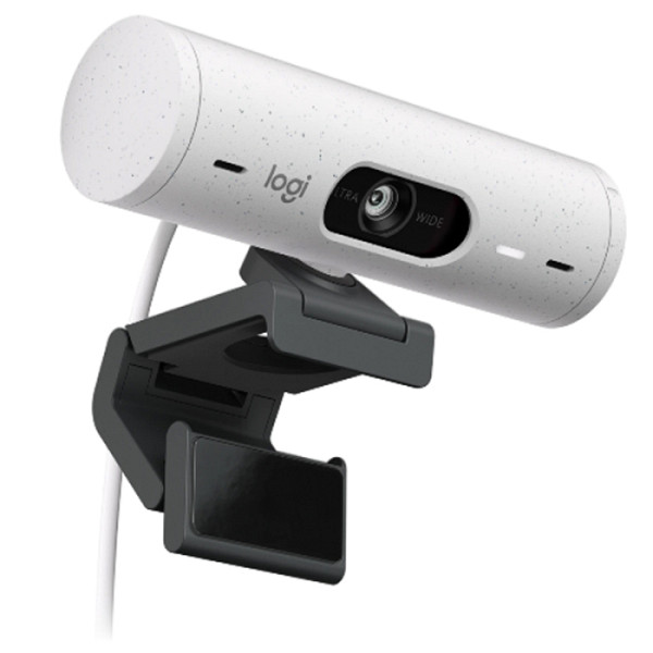 LOGITECH BRIO 500 FHD 1080p LAN bela spletna kamera