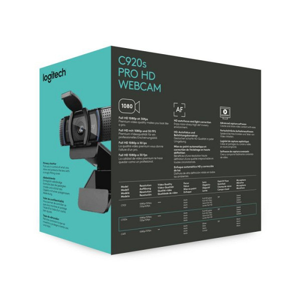 LOGITECH C920S HD PRO spletna kamera