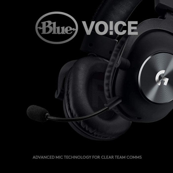 LOGITECH G X PRO GAMING HEADSET USB Blue VO!CE mikrofon slušalke