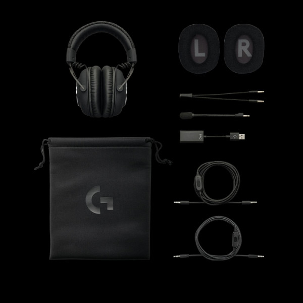 LOGITECH G X PRO GAMING HEADSET USB Blue VO!CE mikrofon slušalke