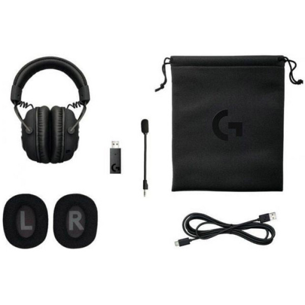 LOGITECH G X PRO Wireless Gaming 7.1 LightSync Blue VO!CE mikrofon slušalke