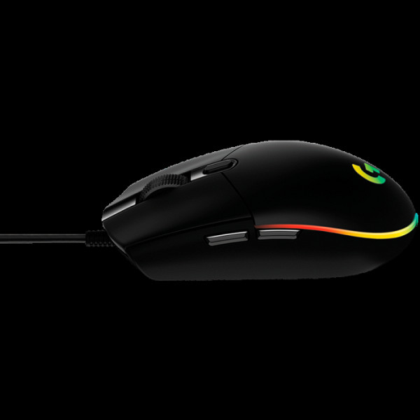 LOGITECH G102 LIGHTSYNC gaming optična črna miška