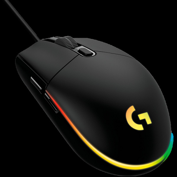 LOGITECH G102 LIGHTSYNC gaming optična črna miška
