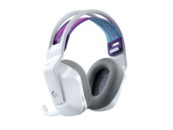 LOGITECH G733 LIGHTSPEED Wireless RGB Gaming z mikrofonom bele slušalke