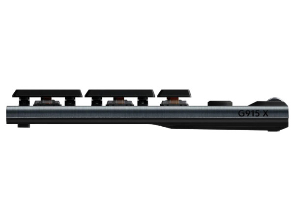 Tipkovnica Logitech G915 X LIGHTSPEED, GL Tactile, Wireless, črna, SLO g.
