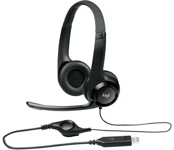 LOGITECH H390 USB z mikrofonom slušalke