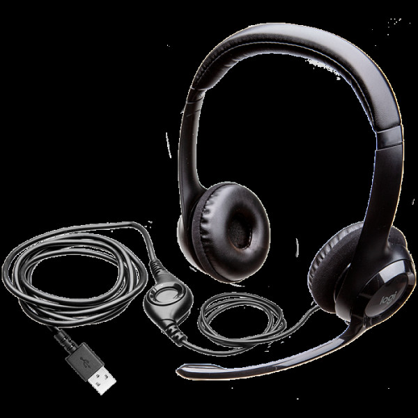 LOGITECH H390 USB z mikrofonom slušalke