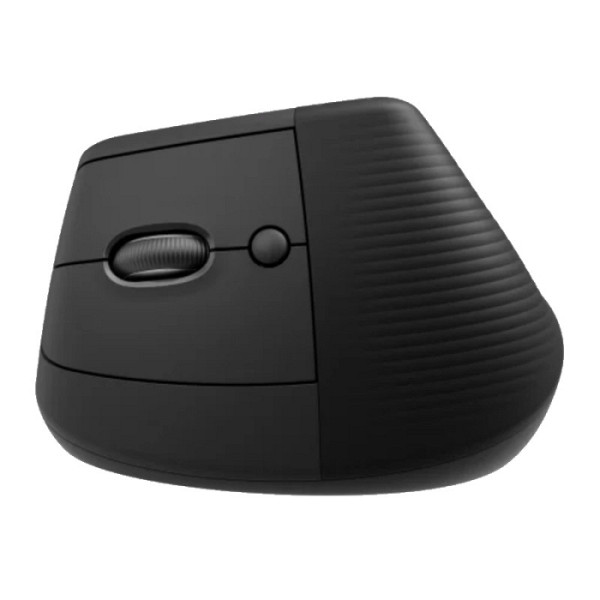 LOGITECH Lift Left vertical ergonomična za levičarje brezžična optična črna miška
