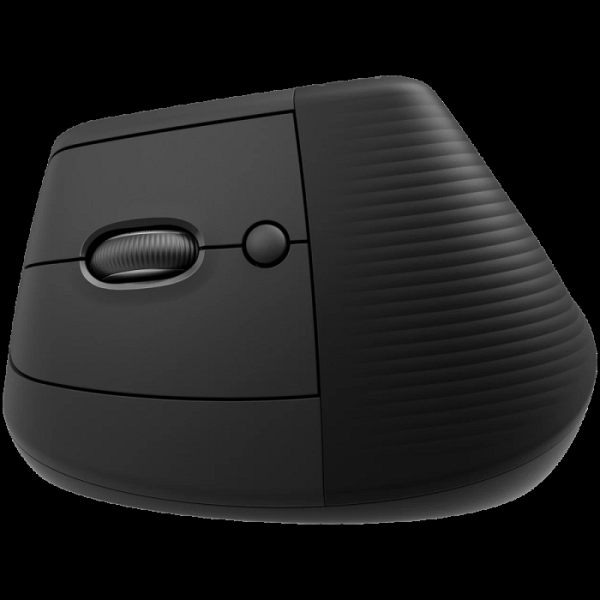 LOGITECH Lift Left vertical ergonomična za levičarje brezžična optična črna miška