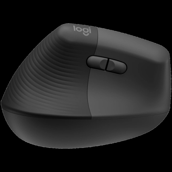 LOGITECH Lift Left vertical ergonomična za levičarje brezžična optična črna miška