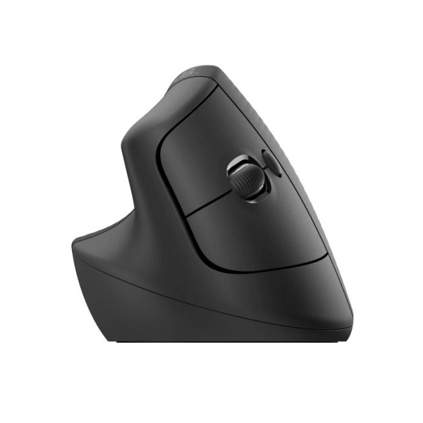 LOGITECH Lift Left vertical ergonomična za levičarje brezžična optična črna miška