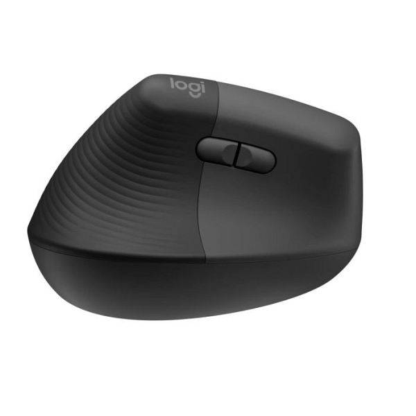 LOGITECH Lift Left vertical ergonomična za levičarje brezžična optična črna miška