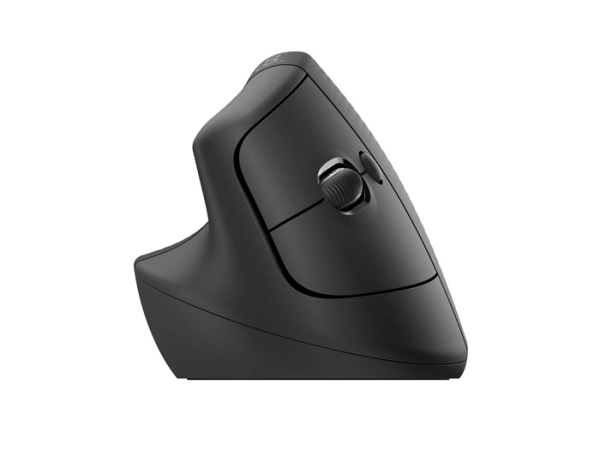 LOGITECH Lift Left vertical ergonomična za levičarje brezžična optična črna miška