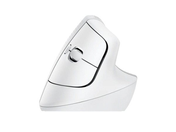 LOGITECH Lift vertical ergonomična brezžična optična mini bela miška