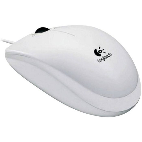 LOGITECH M100 oem žična optična bela miška