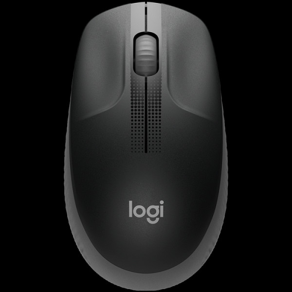 LOGITECH M190 brezžična optična črna miška