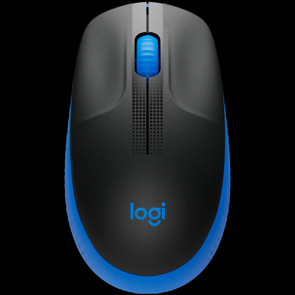 LOGITECH M190 brezžična optična modra miška