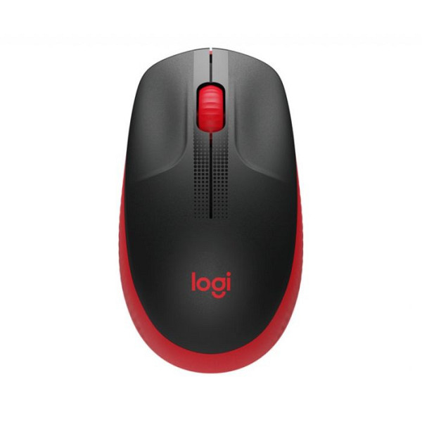 LOGITECH M190 brezžična optična rdeča miška